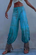 Trixiedress Tie Dye Side Slit Loose Lantern Pants
