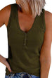 Trixiedress Carrie V Neck Buttons Sleeveless Top