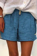 Trixiedress Drawstring Waist Striped Shorts(in 4 Colors)