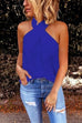 Trixiedress Halter Criss Cross Sleeveless Cozy Top