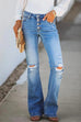 Trixiedress Bell Bottom Ripped Jeans