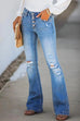 Trixiedress Bell Bottom Ripped Jeans