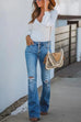 Trixiedress Bell Bottom Ripped Jeans
