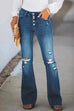 Trixiedress Bell Bottom Ripped Jeans