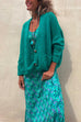 Trixiedress Solid Button Down Pockets Sweater Cardigan