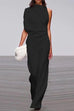 Trixiedress Chicest One Shoulder Wide Leg Jumpsuit