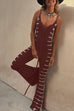 Trixiedress Lace-Up Tie Dye Cami Jumpsuit