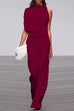 Trixiedress Chicest One Shoulder Wide Leg Jumpsuit