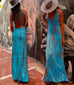 Trixiedress Criss Cross Open Back Tie Dye Maxi Dress