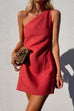 Trixiedress One Shoulder Sleeveless Mini Dress
