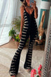 Trixiedress Lace-Up Tie Dye Cami Jumpsuit