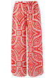 Trixiedress Printed One Shoulder Tummy Control Swimsuit and Wide Leg Cover Up Pants Set
