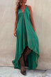 Trixiedress V Neck High Low Hem Tie Dye Maxi Cami Dress